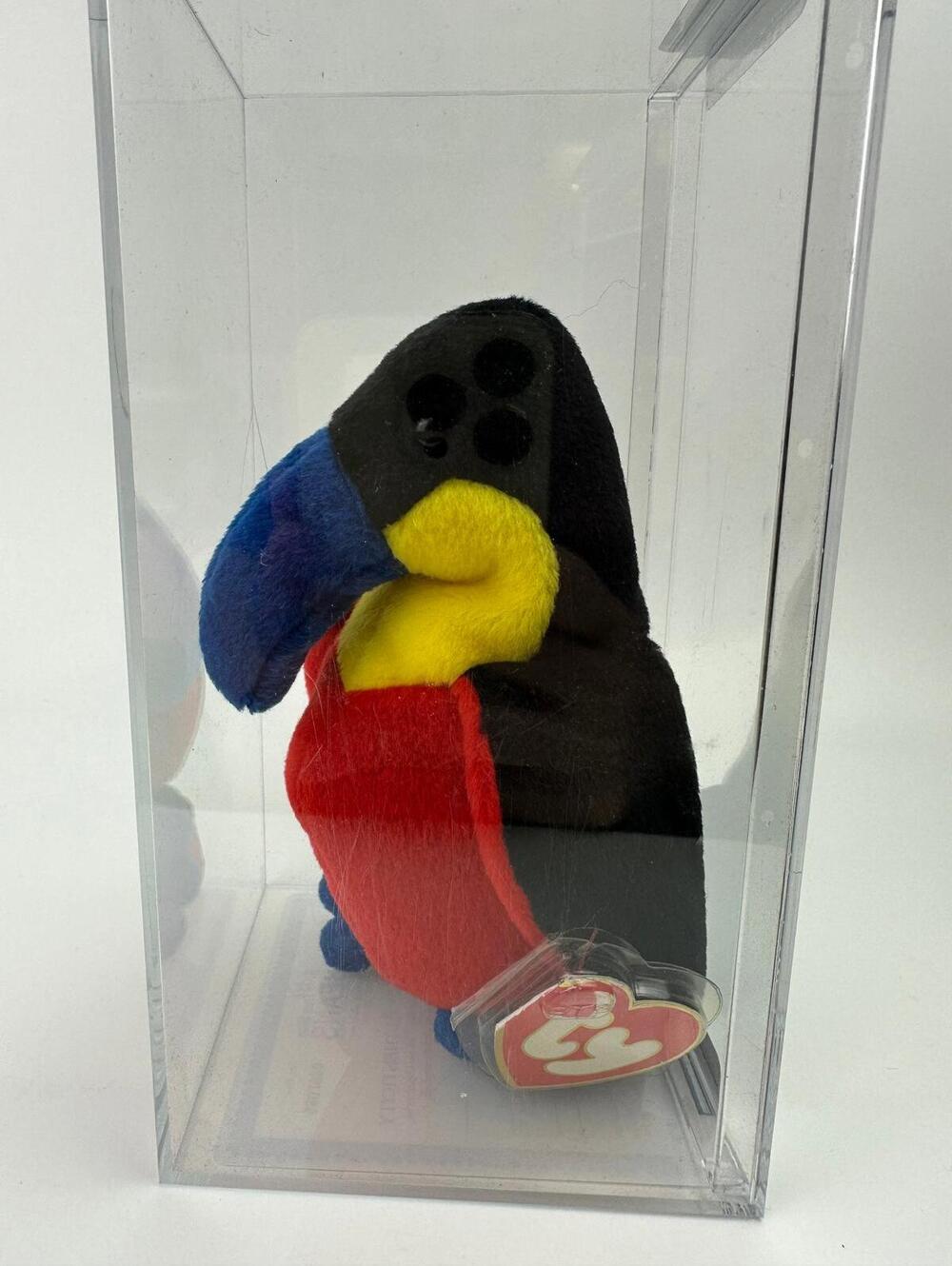 Ty Beanie Baby “Kiwi” the Toucan 3rd Generation Hang Tag, Authenticated MWMT MQ